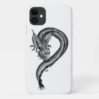 Dragon black and white Design