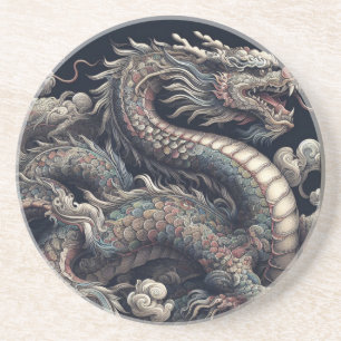 Dragon Black Coaster