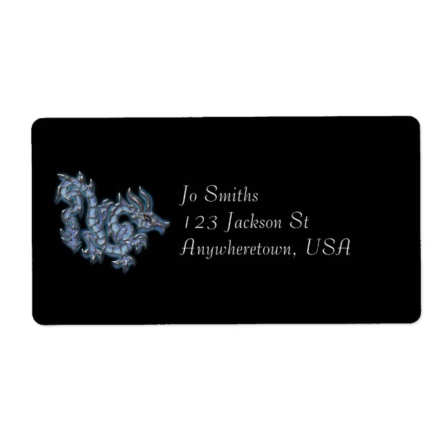 dragon bleu cool (Devant)