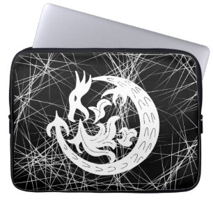 Dragon Blowing Fire Laptop Sleeve