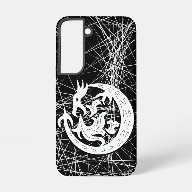 Dragon Blowing Fire Samsung Galaxy S22 Case (Back)