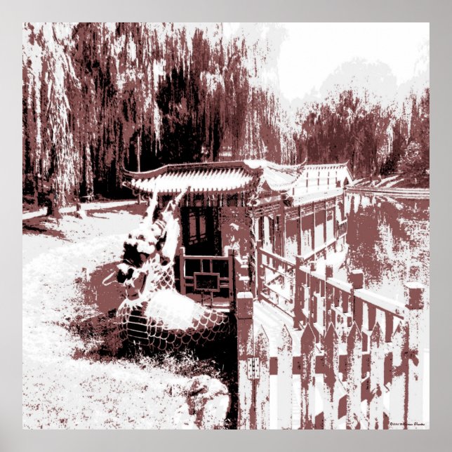 Dragon Boat Canvas Poster (Front)