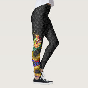 Dragon Boat Legging Large Gold Dragon