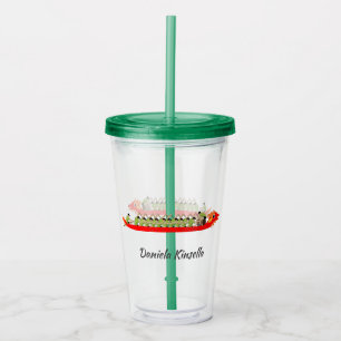 Dragon Boat Racing Acrylic Tumbler