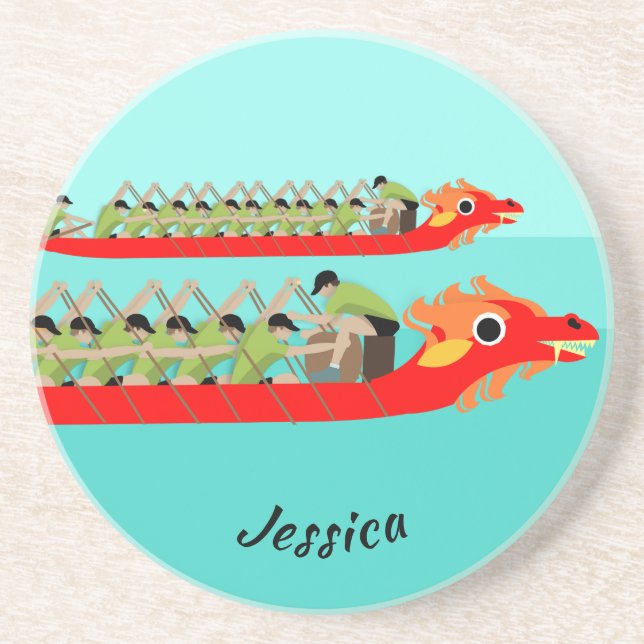 Dragon Boat Racing Coaster (Front)