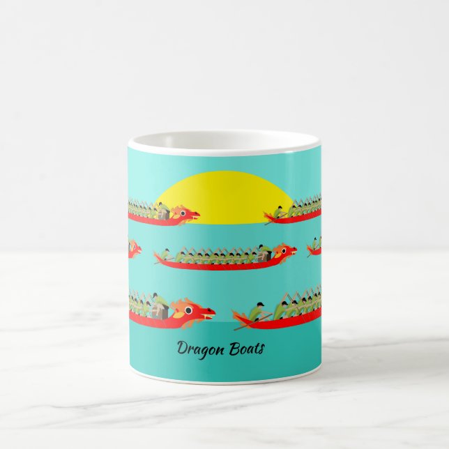 Dragon Boat Racing Coffee Mug (Center)