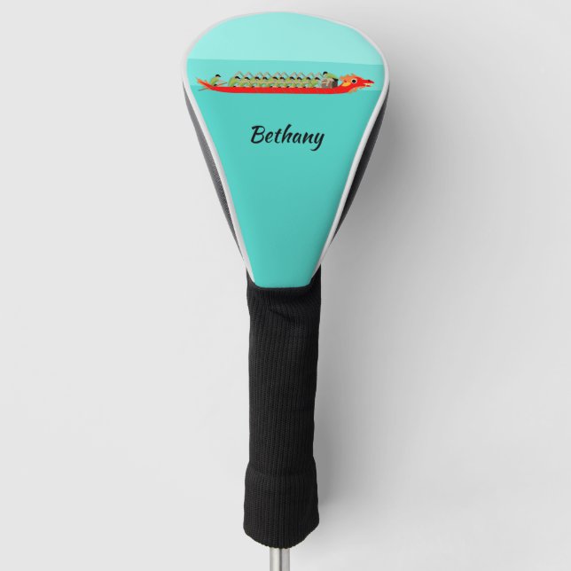 Dragon Boat Racing Golf Head Cover (Front)