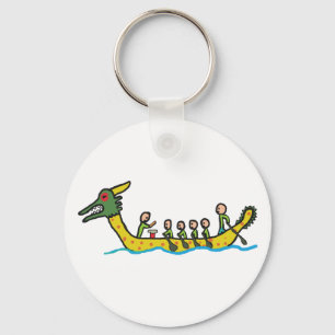Dragon Boat Racing Keychain