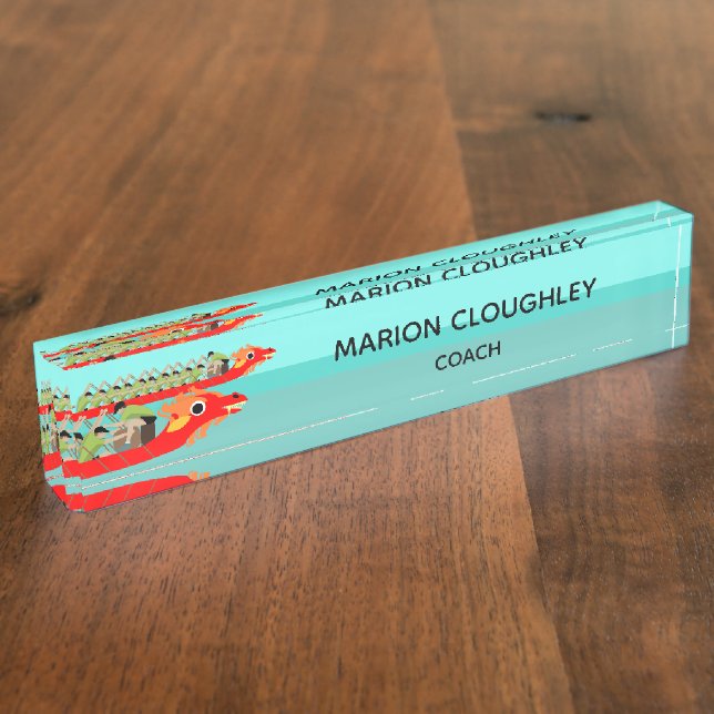 Dragon Boat Racing Nameplate (Side)