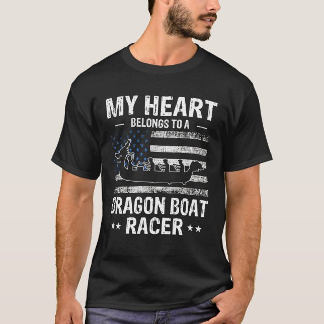 Dragon Boat Racing Theme for Dragonboating  11 T-Shirt (Front)