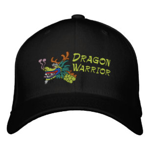 Dragon boat Warrior Embroidered Hat
