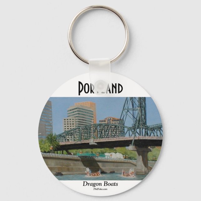 Dragon Boats key chain (Front)