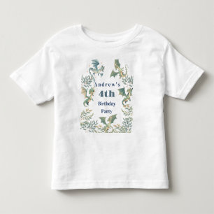 Dragon Boys 3rd 4th 5th Birthday Party Toddler T-shirt