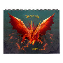 Dragon Calendar, Dragon Calendar (36cm x 28cm)