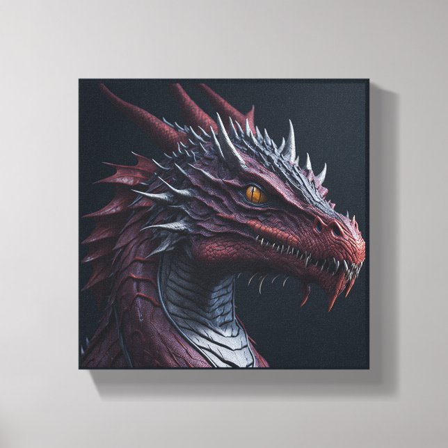 dragon canvas print (Front)