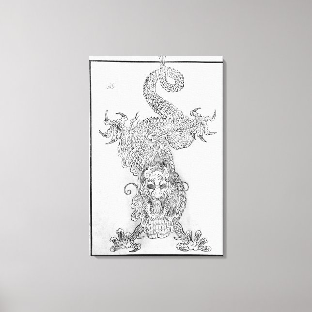 Dragon Canvas Print (Front)