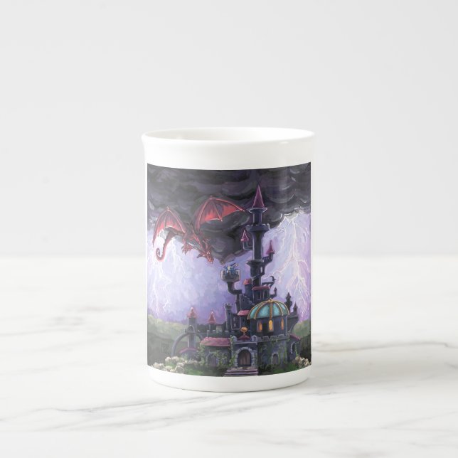 Dragon Castle Bone China Mug (Front)