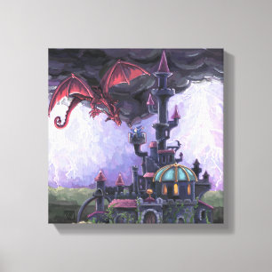 Dragon Castle Canvas Print