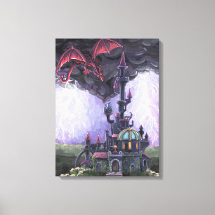 Dragon Castle Canvas Print
