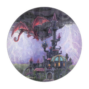 Dragon Castle Cutting Board