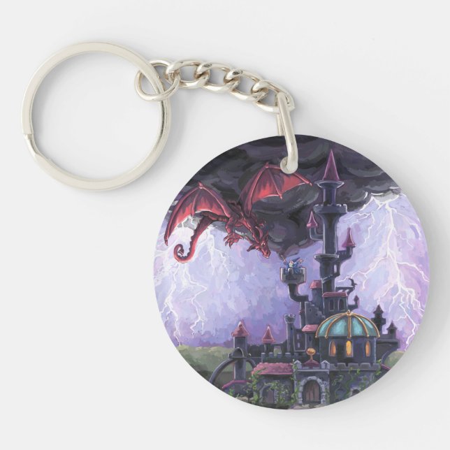 Dragon Castle Keychain (Front)