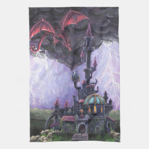 Dragon Castle Kitchen Towel