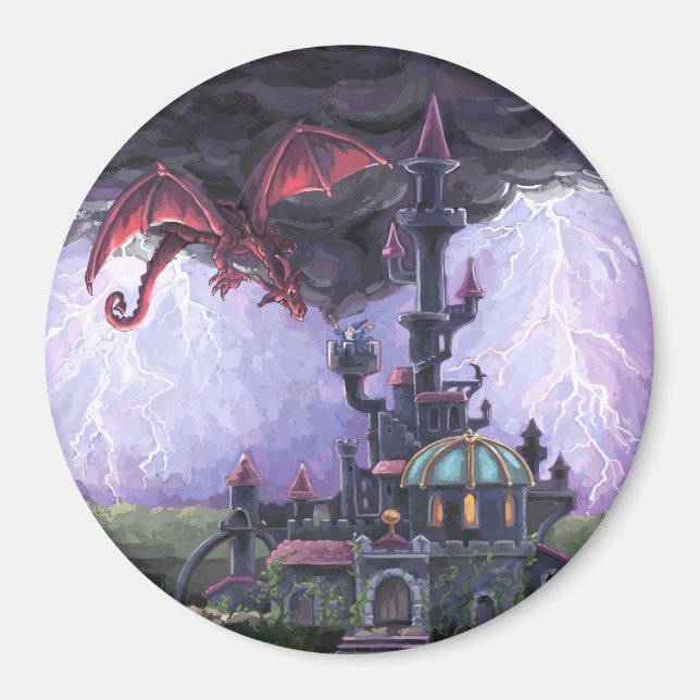Dragon Castle Magnet (Front)