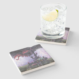 Dragon Castle Stone Coaster