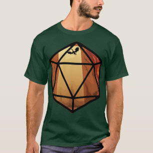 Dragon Cavern D20 Polyhedral Dice T-Shirt