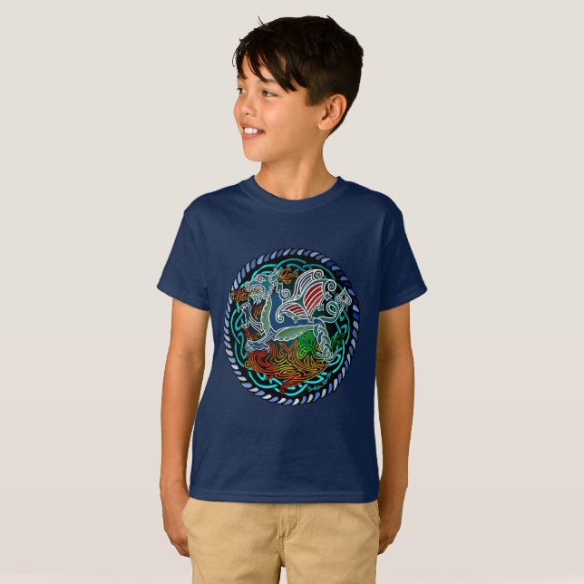 Dragon celtique T-Shirt (Front Full)