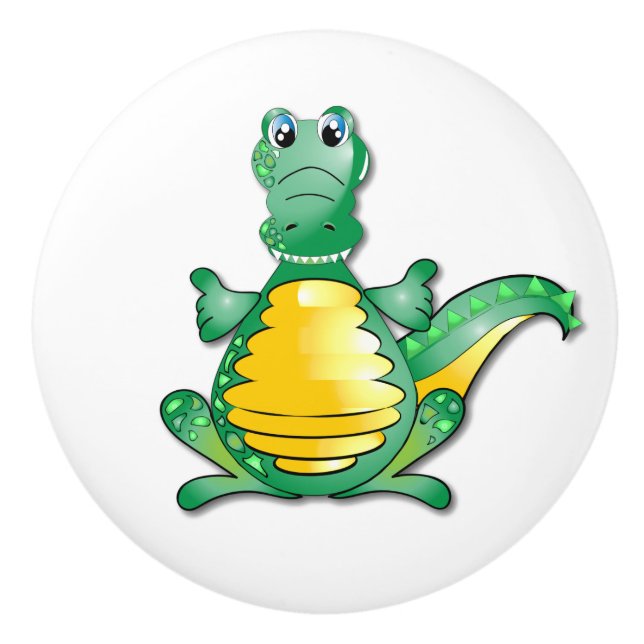 Dragon Ceramic Knob (Front)