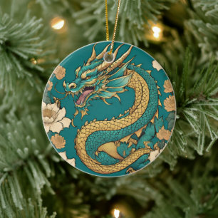 Dragon Ceramic Ornament