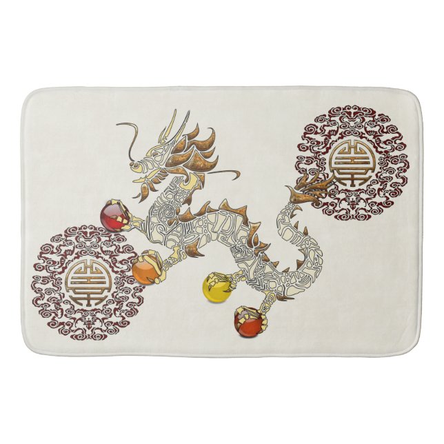 Dragon Chakra Bath Mat (Front)