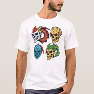 Dragon Chic Skull - Cute Anime-Inspired  T-Shirt