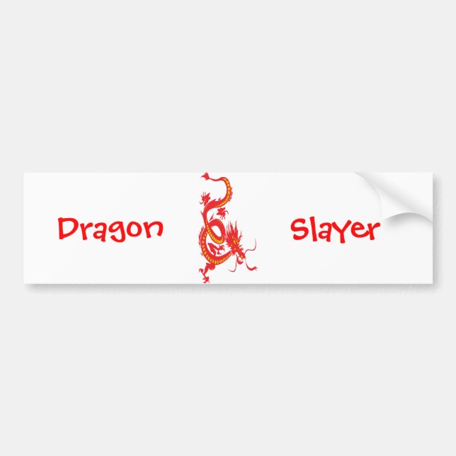Dragon/Chinese New Year Bumper Sticker (Front)