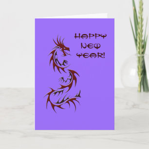 Dragon chinois "BonneNouvel An !" Cartes