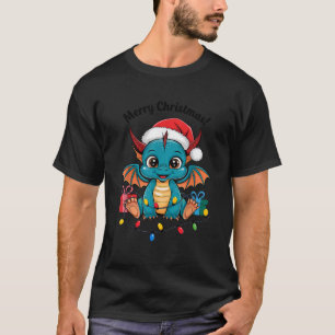 Dragon Christmas Sweater Dragon Fairy Lights cute 