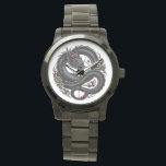 Dragon Circle Watch 🔥<br><div class="desc">A bold men’s watch featuring a powerful circular dragon design. With strong details and a striking look,  this watch adds a stylish and fearless touch to your everyday style. Perfect for men who love dragon art and statement accessories.</div>