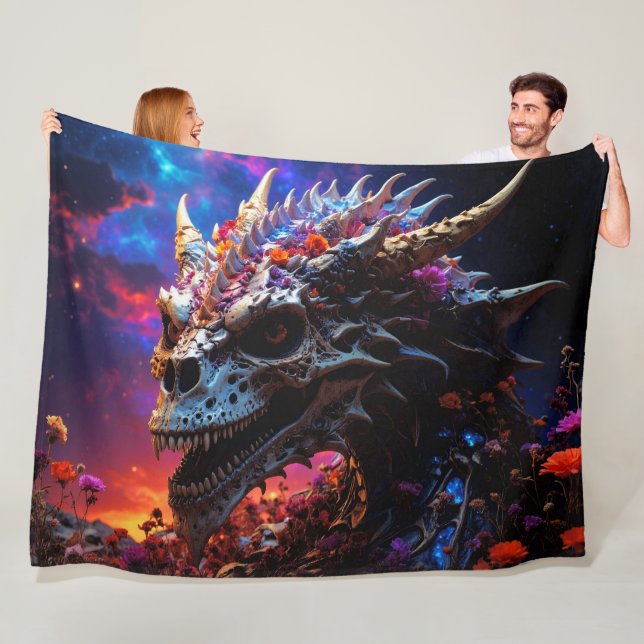Dragon City 003 Fleece Blanket (In Situ)