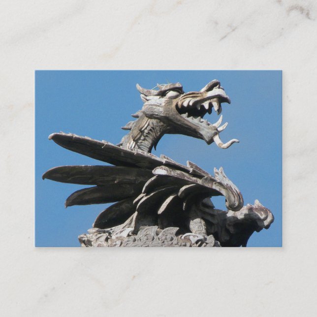 Dragon, City Hall, Cardiff Business Card (Front)