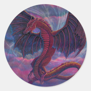 Dragon Classic Round Sticker