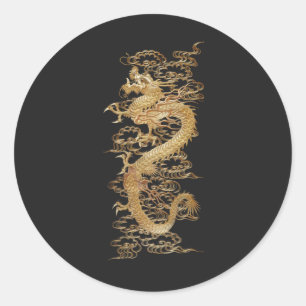 Dragon Classic Round Sticker