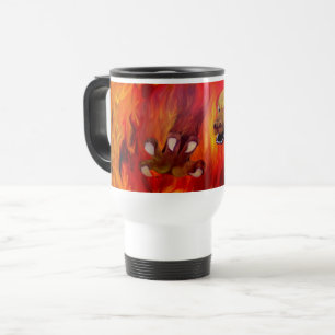 Dragon claw - Red Dragon Travel Mug