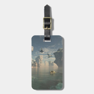 Dragon Cliffs Luggage Tag