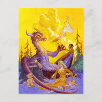 Dragon Cookout Postcard