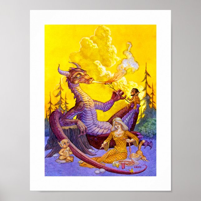 Dragon Cookout Print (Front)