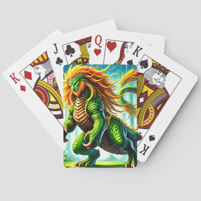 Dragon Creature Playing Cards (Back)