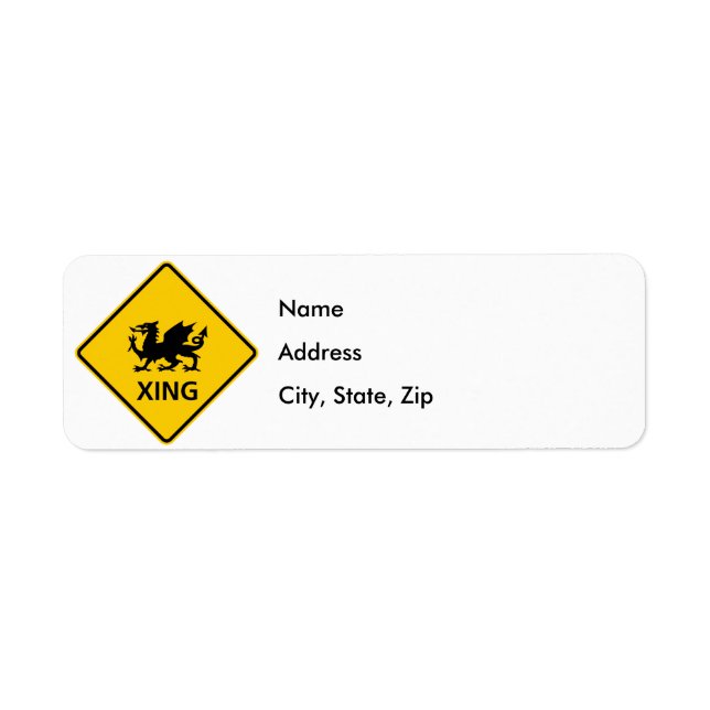 Dragon Crossing Highway Sign (Front)