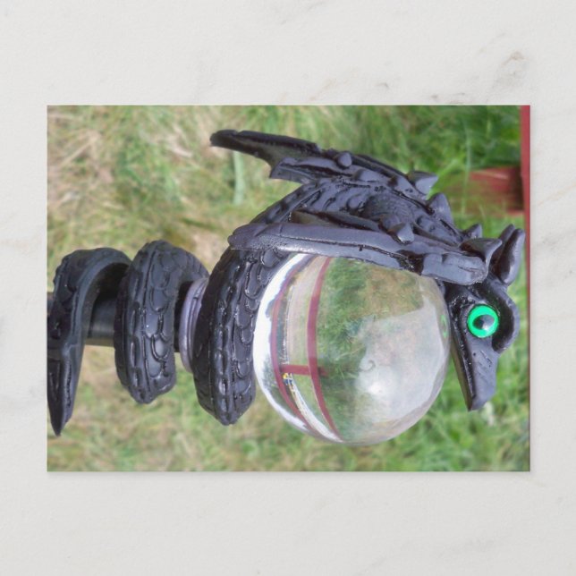 Dragon Crystal Staff Postcard (Front)