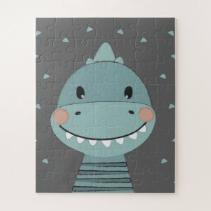 Dragon Cute Cartoon Kids Baby Boy Jigsaw Puzzle